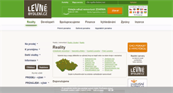 Desktop Screenshot of levnebydleni.cz